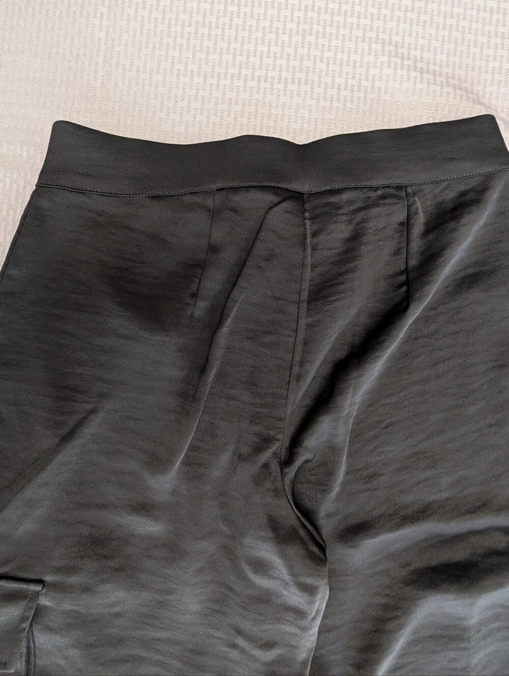 G By Giuliana Black Label Women's Black Straight Leg Cargo Trousers Size 2 New - Picture 13 of 14